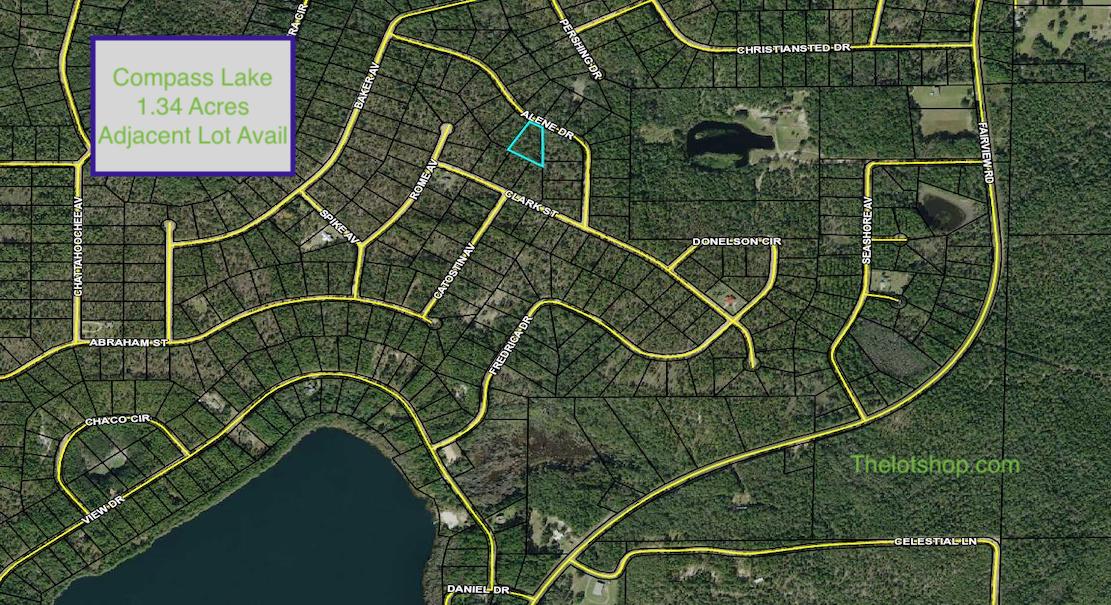 Lot For Sale Compass Lake Hills Jackson FL 1.340 acres, ATV
